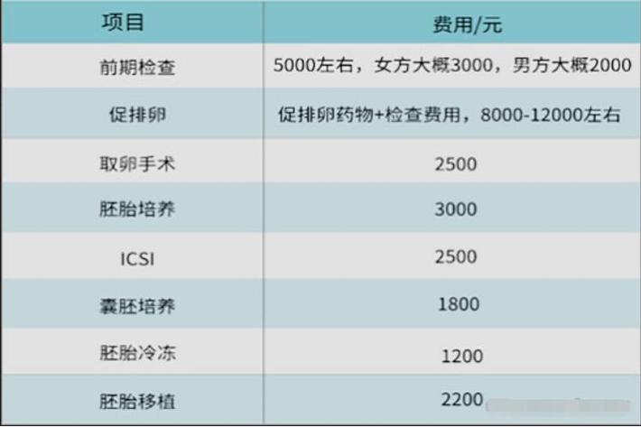 在安徽帮孕妇做试管一般要多少钱
